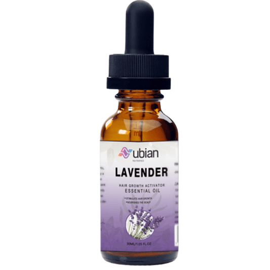 Lavender Aroma Hair Growth Oil 1oz by Nubian Nutrified, Haircare Replenish & Regrow Nourishing Comfort Conditioner Beard Loss Treatment Cleanser Scent - Nubian Nutrified