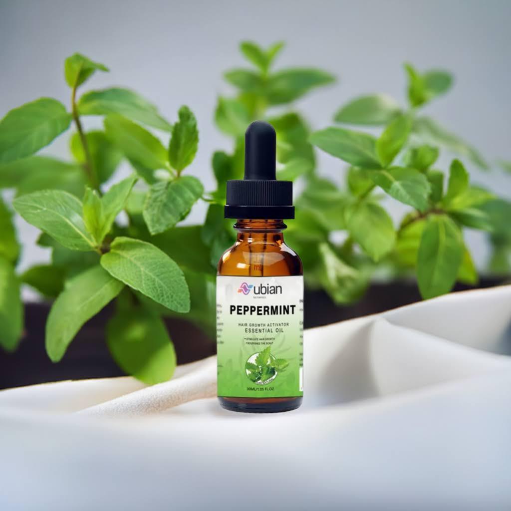 Peppermint Hair Growth Oil 1oz by Nubian Nutrified, Hair Care - Replenish & Regrow Haircare Nourishing Comfort Conditioner Beard loss treatment Repair - Nubian Nutrified