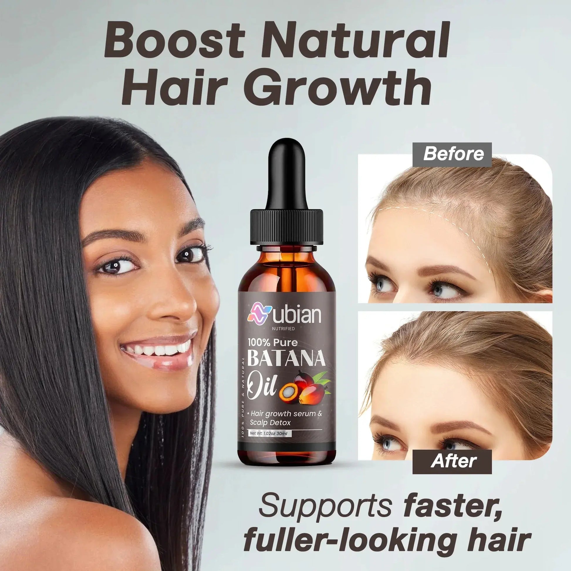 Batana Oil for natural hair growth, fuller-looking hair, and scalp detox