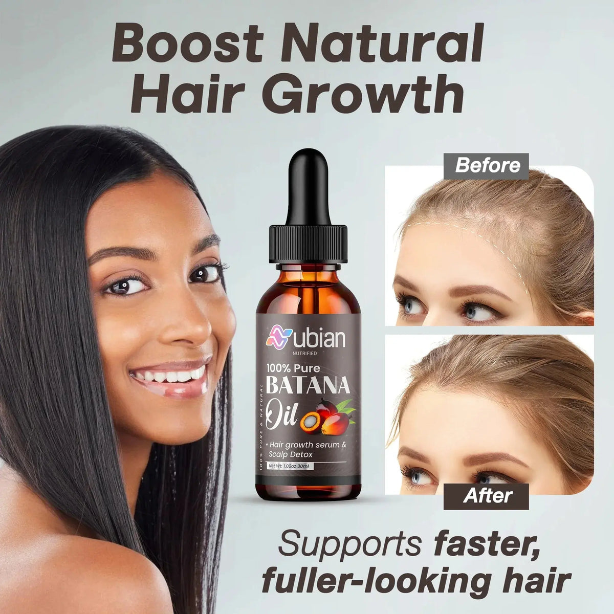 Batana Oil for natural hair growth, fuller-looking hair, and scalp detox