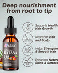 100% Pure Batana Oil for healthy hair growth, nourishment, and shine with natural ingredients