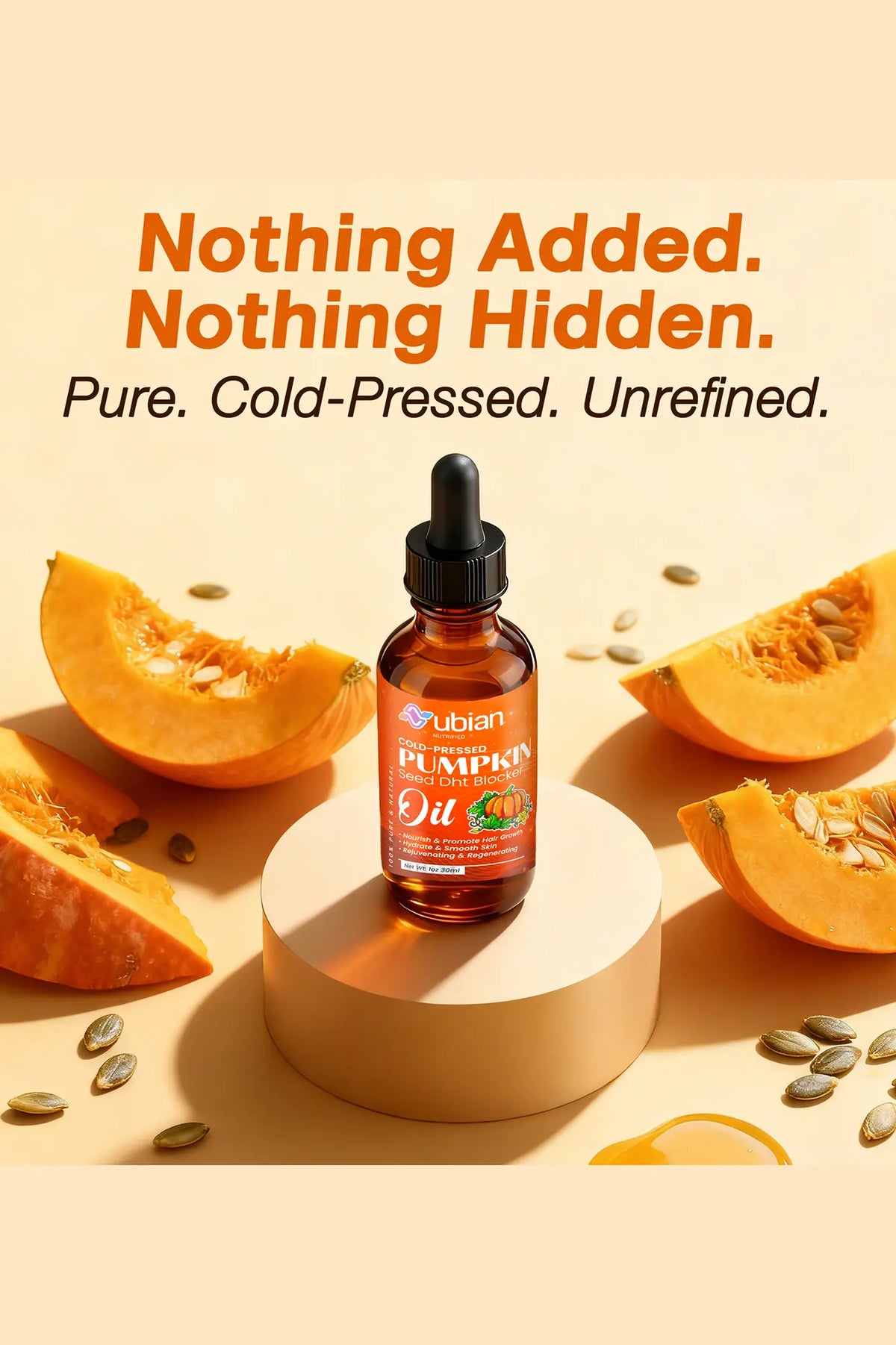 DHT Blocker Pumpkin Seed Oil - Nubian Nutrified