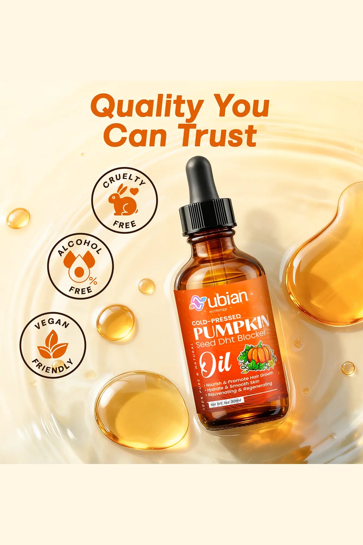 DHT Blocker Pumpkin Seed Oil - Nubian Nutrified