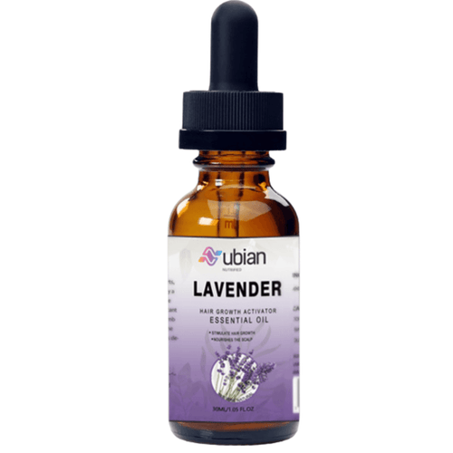 Lavender Aroma Hair Growth Oil 1oz by Nubian Nutrified, Haircare Replenish & Regrow Nourishing Comfort Conditioner Beard Loss Treatment Cleanser Scent - Nubian Nutrified