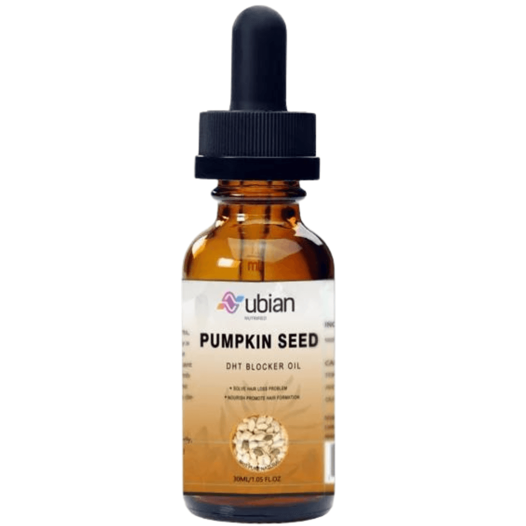 Pumpkin Seed DHT Blocker Hair Oil 1oz by Nubian Nutrified, - Hair Loss Treatment | Organic Scent Nourishing Conditioner | Beard Care Comfort Vitamins - Nubian Nutrified
