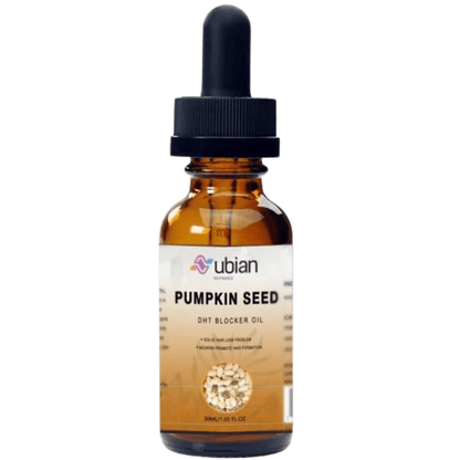 Pumpkin Seed DHT Blocker Hair Oil 1oz by Nubian Nutrified, - Hair Loss Treatment | Organic Scent Nourishing Conditioner | Beard Care Comfort Vitamins - Nubian Nutrified