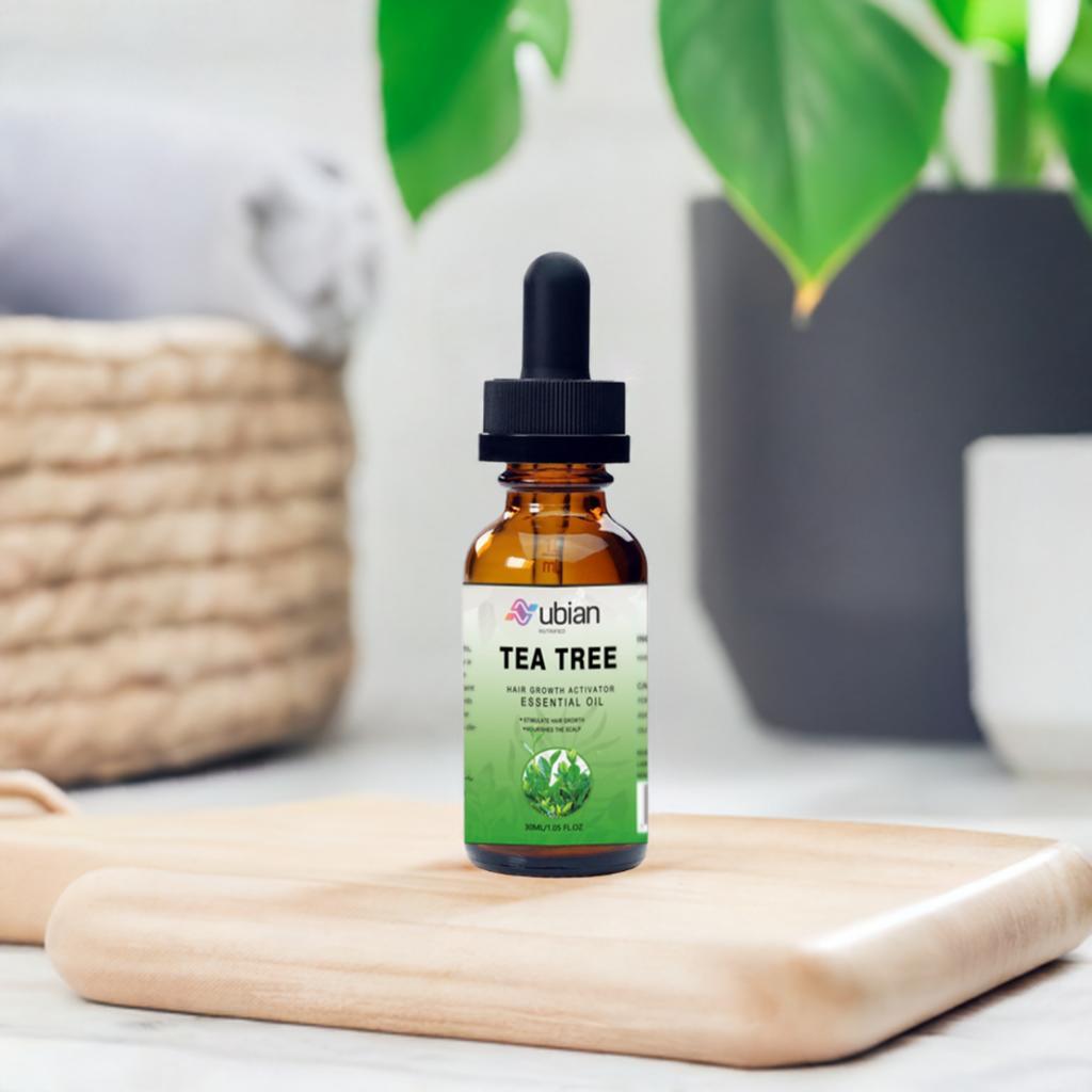 Tea Tree Hair Growth Oil 1oz by Nubian Nutrified, Hair Care - Replenish & Regrow Haircare Nourishing Comfort Conditioner Beard loss treatment - Nubian Nutrified